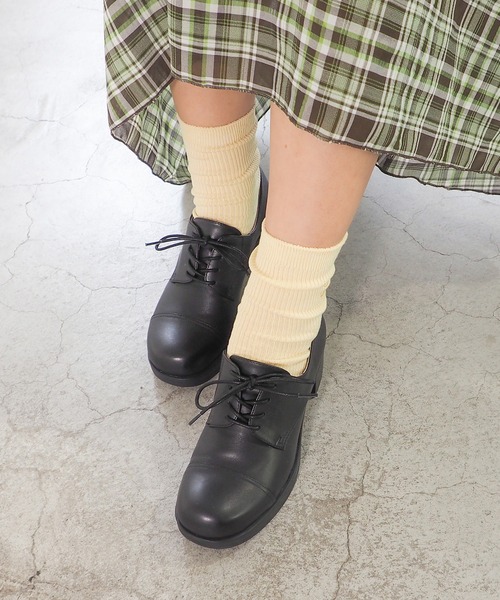 あしながおじさん（アシナガオジサン）の「防滑│フットベッドマニッシュ　2810605（その他シューズ・レディース・ベージュ系その他/ブラック・24.5cm/24cm/23.5cm/23cm/22.5cm）」の3枚目の写真