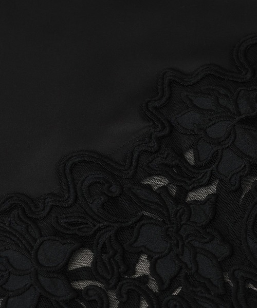 A part by（アパートバイ）の「サンカクレーススカーフ（バンダナ/スカーフ・レディース・オフホワイト/ブラック・FREE）」の14枚目の写真