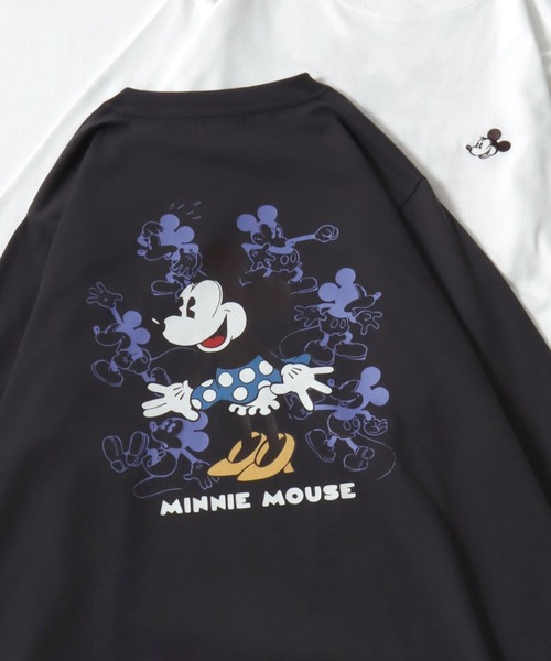 【あみきき】ディズニー　長袖シャツ2枚 セール】2026SS Disney/ディズニー ミッキー/ミニー ワンポイント刺繍
