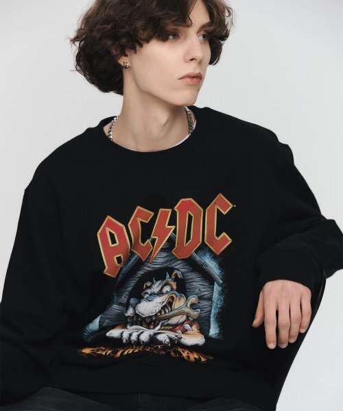 Bravado(ブラヴァド)の「ACDC Dog A Bone 1 Sweatshirt BK (BRENT2324)(スウェット・メンズ・その他・M/L/XL)」の2枚目の写真