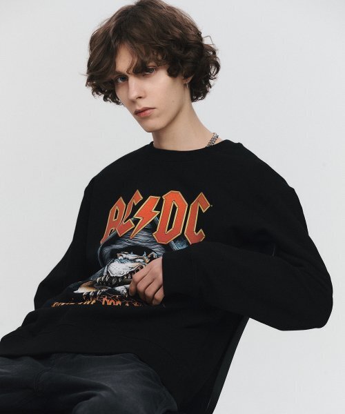 Bravado(ブラヴァド)の「ACDC Dog A Bone 1 Sweatshirt BK (BRENT2324)(スウェット・メンズ・その他・M/L/XL)」の3枚目の写真