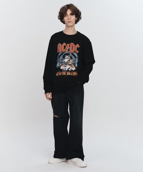 Bravado(ブラヴァド)の「ACDC Dog A Bone 1 Sweatshirt BK (BRENT2324)(スウェット・メンズ・その他・M/L/XL)」の4枚目の写真