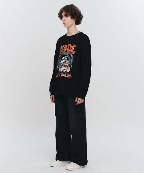 Bravado(ブラヴァド)の「ACDC Dog A Bone 1 Sweatshirt BK (BRENT2324)(スウェット・メンズ・その他・M/L/XL)」の5枚目の写真