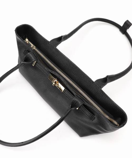 MILOS（ミロス）の「MILOS/ミロス WIDE SLIM BAG（ハンドバッグ・レディース・ブラック/ベージュ・FREE）」の13枚目の写真