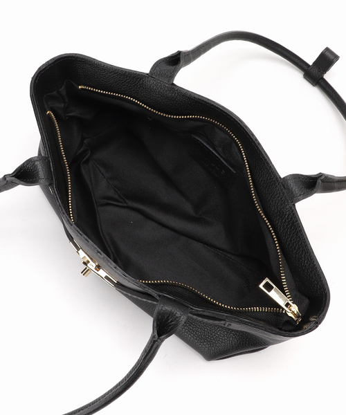 MILOS（ミロス）の「MILOS/ミロス WIDE SLIM BAG（ハンドバッグ・レディース・ブラック/ベージュ・FREE）」の14枚目の写真