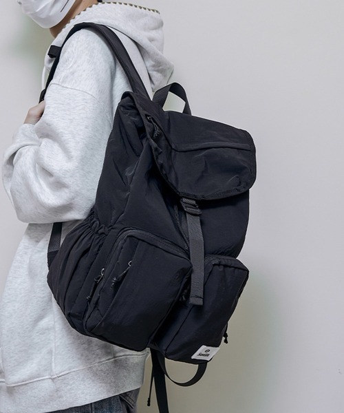 WESTSEA(ウエストシー)の「A4対応 ナイロン バックパック フラップデザイン(バックパック/リュック・メンズ・グレー/ブラック/アイボリー・FREE)」の11枚目の写真
