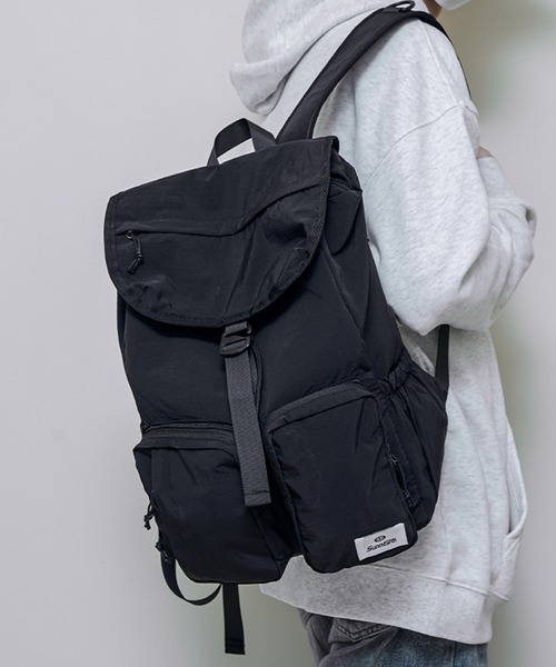WESTSEA(ウエストシー)の「A4対応 ナイロン バックパック フラップデザイン(バックパック/リュック・メンズ・グレー/ブラック/アイボリー・FREE)」の13枚目の写真