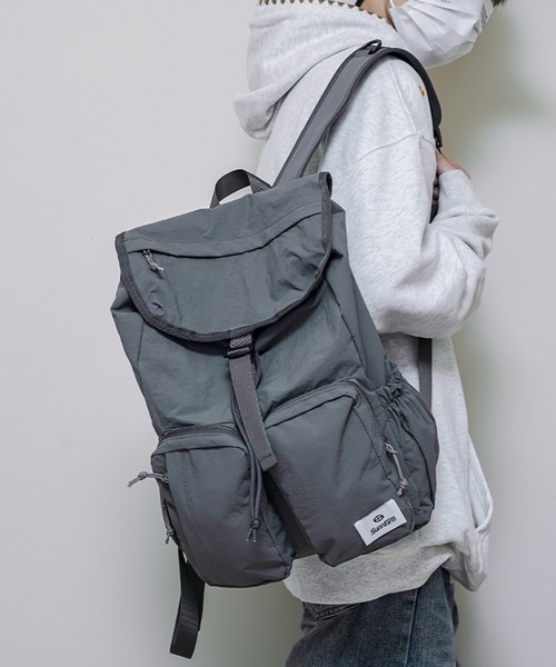WESTSEA(ウエストシー)の「A4対応 ナイロン バックパック フラップデザイン(バックパック/リュック・メンズ・グレー/ブラック/アイボリー・FREE)」の17枚目の写真