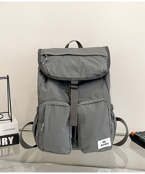 WESTSEA(ウエストシー)の「A4対応 ナイロン バックパック フラップデザイン(バックパック/リュック・メンズ・グレー/ブラック/アイボリー・FREE)」の18枚目の写真