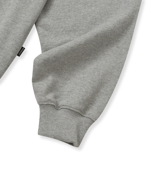 BROWNBREATH（ブラウンブレス）の「[25FALL] TAG HOOD ZIP UP - MELANGE GREY（パーカー・メンズ・その他・S/M/L/2XL/XL）」の6枚目の写真