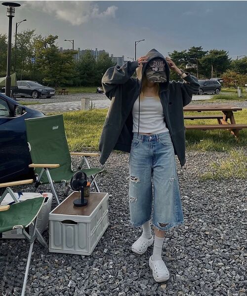 BROWNBREATH（ブラウンブレス）の「[25FALL] TAG HOOD ZIP UP - MELANGE GREY（パーカー・メンズ・その他・S/M/L/2XL/XL）」の9枚目の写真
