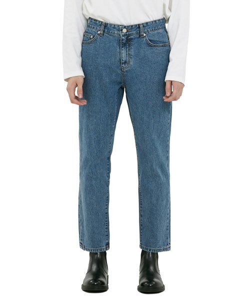 DENMADE(デンメイド)の「DEN2707 another blue straight crop(デニムパンツ・メンズ・その他・S)」の1枚目の写真