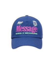 AMESWORLDWIDE（アメスワールドワイド）の「MESSAGE BALL CAP PURPLE (AM2DFUAB23A)（キャップ）」
