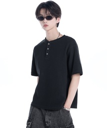 ADRER(�A�h���[)��Waffle Heavy Henley Neck Tee / ���b�t�� �w�r�[ �w�����[�l�b�NT(T�V���c/�J�b�g�\�[)