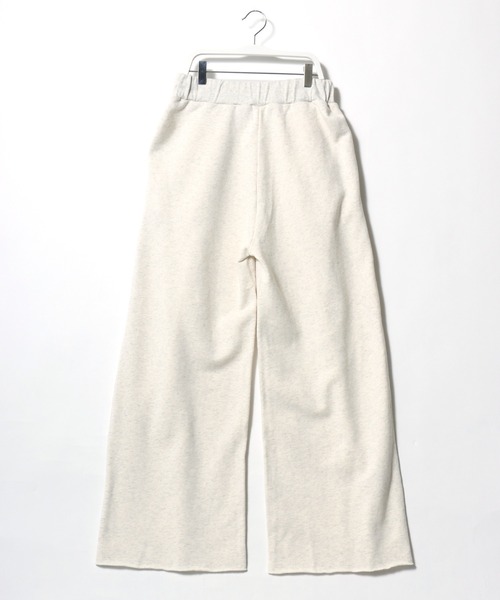 Champion(チャンピオン)の「Champion(チャンピオン)ワイドスウェットパンツ レディース/裏毛 カットオフ タック入り(スウェットパンツ・レディース・ブラック/ホワイト系/モカ・M/L)」の8枚目の写真