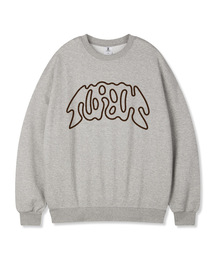 TOPBOY（トップボーイ）の「ベトラインオーバーサイズ裏起毛プリントスウェットシャツ（スウェット）」