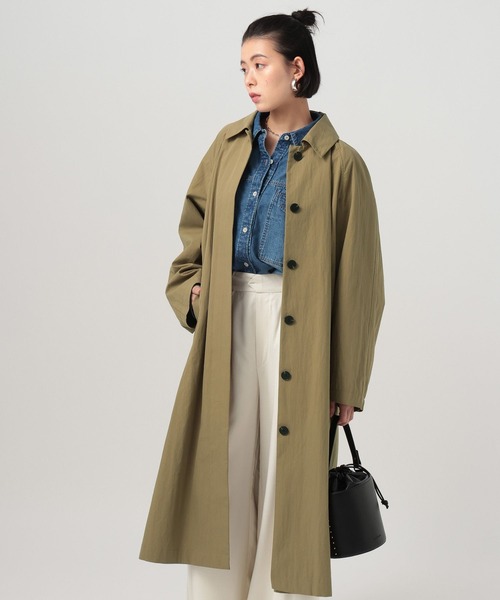 BAYFLOW(ベイフロー)の「ステンカラーロングコート(ステンカラーコート・レディース・ブラウン系その他/キャメル・FREE)」の20枚目の写真