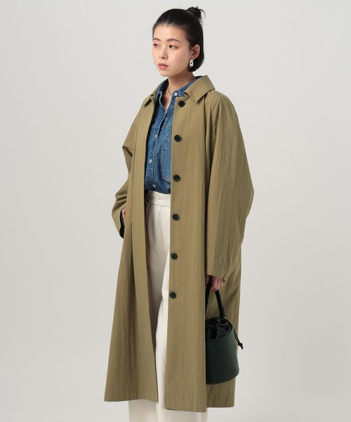 BAYFLOW(ベイフロー)の「ステンカラーロングコート(ステンカラーコート・レディース・ブラウン系その他/キャメル・FREE)」の21枚目の写真