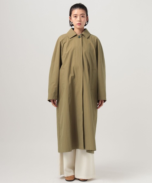 BAYFLOW(ベイフロー)の「ステンカラーロングコート(ステンカラーコート・レディース・ブラウン系その他/キャメル・FREE)」の19枚目の写真