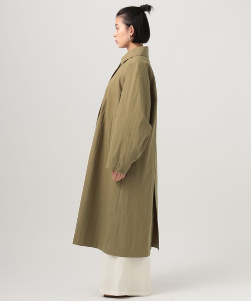 BAYFLOW(ベイフロー)の「ステンカラーロングコート(ステンカラーコート・レディース・ブラウン系その他/キャメル・FREE)」の13枚目の写真