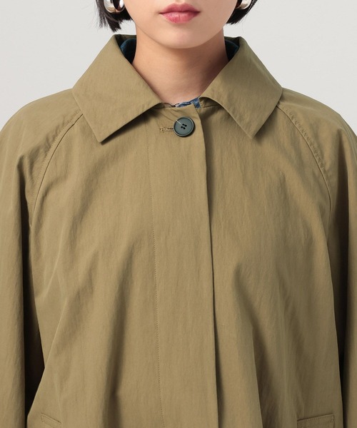 BAYFLOW(ベイフロー)の「ステンカラーロングコート(ステンカラーコート・レディース・ブラウン系その他/キャメル・FREE)」の10枚目の写真