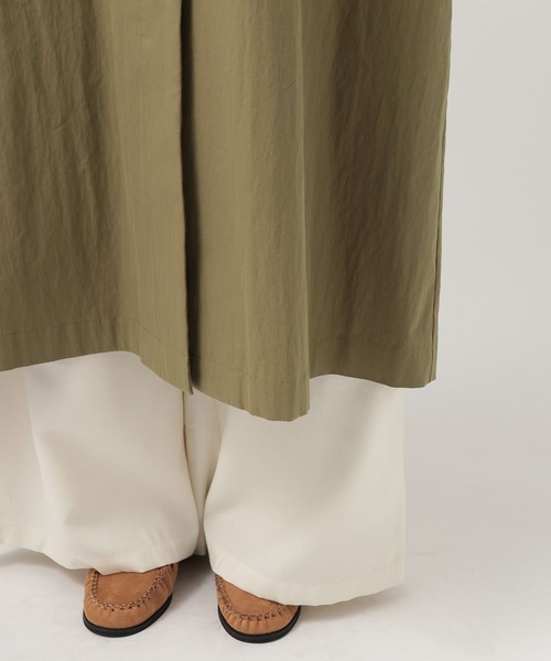 BAYFLOW(ベイフロー)の「ステンカラーロングコート(ステンカラーコート・レディース・ブラウン系その他/キャメル・FREE)」の3枚目の写真