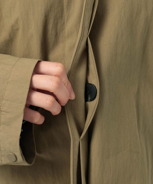 BAYFLOW(ベイフロー)の「ステンカラーロングコート(ステンカラーコート・レディース・ブラウン系その他/キャメル・FREE)」の4枚目の写真