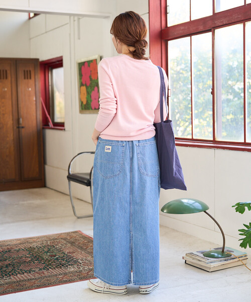 FREAK'S STORE(フリークスストア)の「限定展開 Lee × FREAK'S STORE/リー 別注 ペインター イージースカート(デニムスカート・レディース・ブルー/ネイビー/サックスブルー・MEDIUM/SMALL)」の10枚目の写真