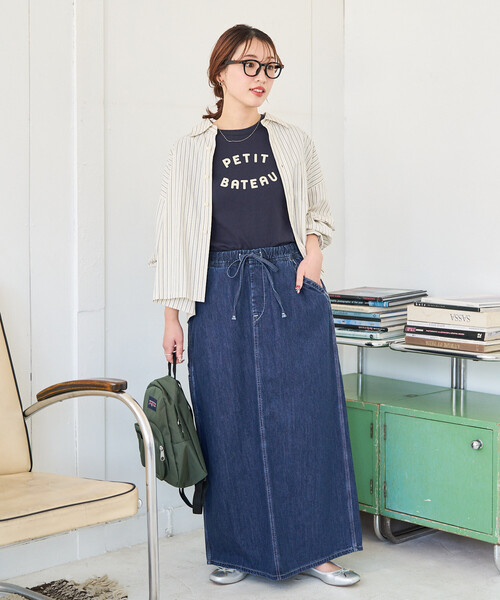 FREAK'S STORE(フリークスストア)の「限定展開 Lee × FREAK'S STORE/リー 別注 ペインター イージースカート(デニムスカート・レディース・ブルー/ネイビー/サックスブルー・MEDIUM/SMALL)」の11枚目の写真