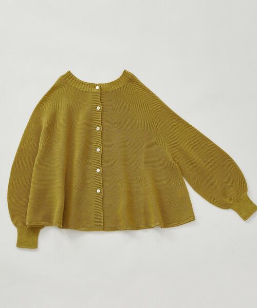 LOISIR(ロワズィール)の「【2WAY】サーキュラーフレアーカーディガン(カーディガン/ボレロ・レディース・ベージュ/マスタード/ネイビー×ホワイト・FREE)」の10枚目の写真