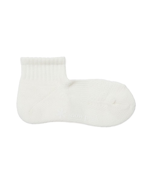 Snow Peak（スノーピーク）の「Snow Peak / Everyday Use Sox 靴下（ソックス/靴下・メンズ・オフホワイト/ブラック/杢グレー・S/M）」の4枚目の写真