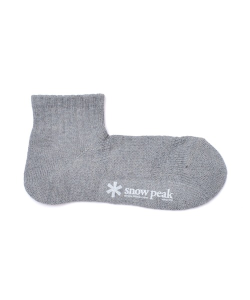 Snow Peak（スノーピーク）の「Snow Peak / Everyday Use Sox 靴下（ソックス/靴下・メンズ・オフホワイト/ブラック/杢グレー・S/M）」の6枚目の写真
