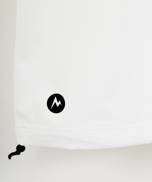 MARMOT（マーモット）の「【WEB先行予約】[Marmot/マーモット] 別注 ドローコード付き ワッペンロゴ ポケットTシャツ（Tシャツ/カットソー・レディース・ブラック/ホワイト/ベージュ・XL/L/M/S）」の19枚目の写真