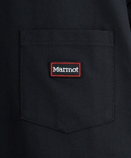 MARMOT（マーモット）の「【WEB先行予約】[Marmot/マーモット] 別注 ドローコード付き ワッペンロゴ ポケットTシャツ（Tシャツ/カットソー・レディース・ブラック/ホワイト/ベージュ・XL/L/M/S）」の21枚目の写真