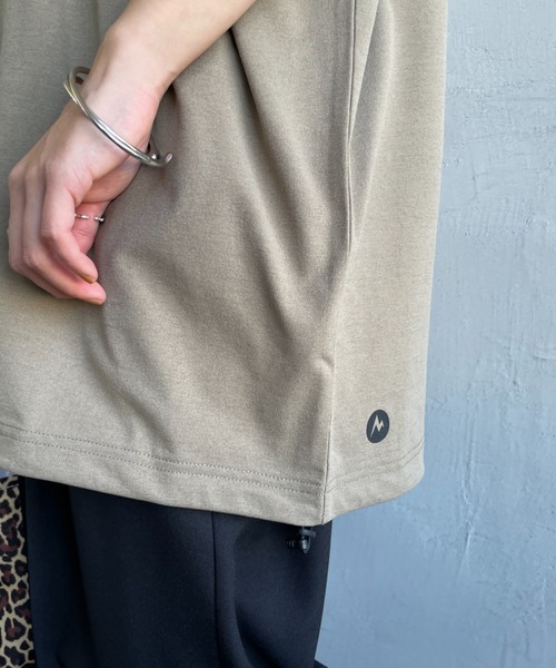 MARMOT（マーモット）の「【WEB先行予約】[Marmot/マーモット] 別注 ドローコード付き ワッペンロゴ ポケットTシャツ（Tシャツ/カットソー・レディース・ブラック/ホワイト/ベージュ・XL/L/M/S）」の16枚目の写真