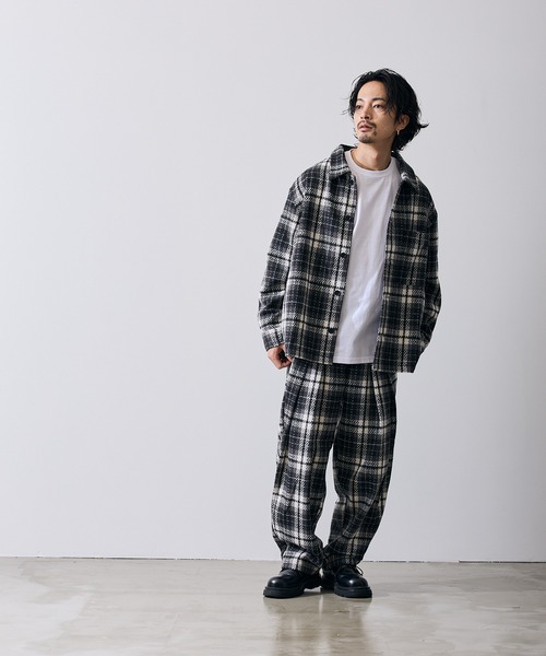 improves（インプローブス）の「チェック ワイドパンツ（スラックス・メンズ・C/A/B・LARGE/MEDIUM/SMALL）」の18枚目の写真
