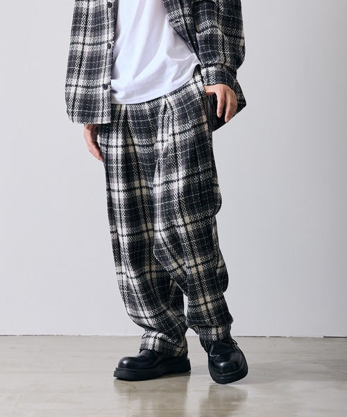 improves（インプローブス）の「チェック ワイドパンツ（スラックス・メンズ・C/A/B・LARGE/MEDIUM/SMALL）」の6枚目の写真