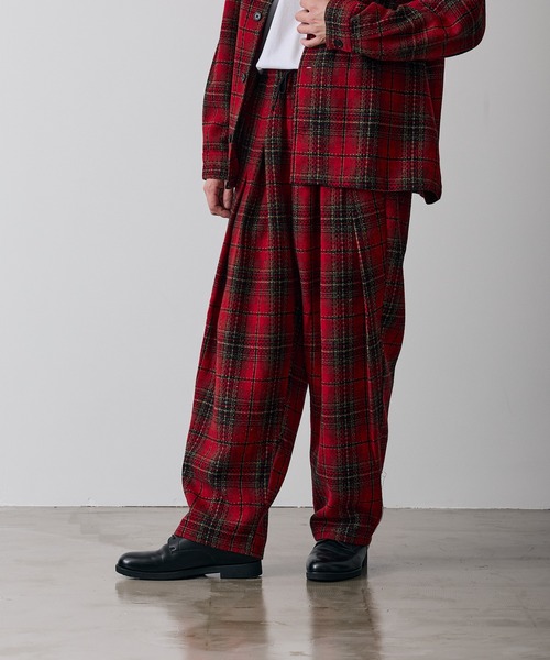 improves（インプローブス）の「チェック ワイドパンツ（スラックス・メンズ・C/A/B・LARGE/MEDIUM/SMALL）」の22枚目の写真