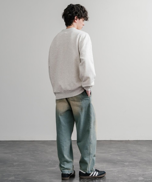 KRIFF MAYER(クリフメイヤー)の「KRIFF MAYER クリフメイヤー ワイドデニムウエスタンパンツ 2534005(デニムパンツ・メンズ・ライトブルー/アイボリー/ストライプ/ダークブルー/チャコール・L/XL/M)」の6枚目の写真