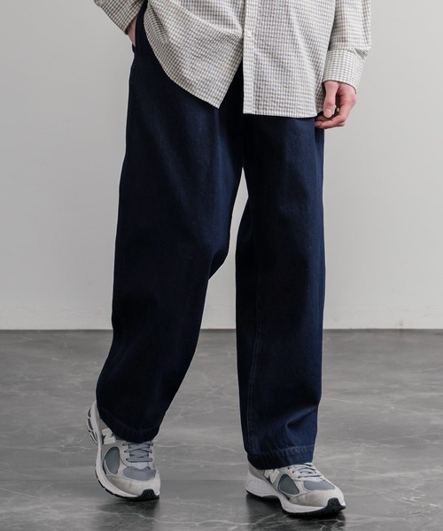 KRIFF MAYER(クリフメイヤー)の「KRIFF MAYER クリフメイヤー ワイドデニムウエスタンパンツ 2534005(デニムパンツ・メンズ・ライトブルー/アイボリー/ストライプ/ダークブルー/チャコール・L/XL/M)」の7枚目の写真