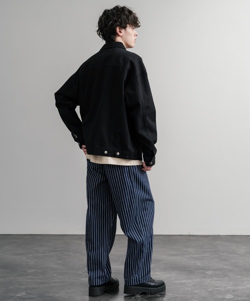 KRIFF MAYER(クリフメイヤー)の「KRIFF MAYER クリフメイヤー ワイドデニムウエスタンパンツ 2534005(デニムパンツ・メンズ・ライトブルー/アイボリー/ストライプ/ダークブルー/チャコール・L/XL/M)」の14枚目の写真
