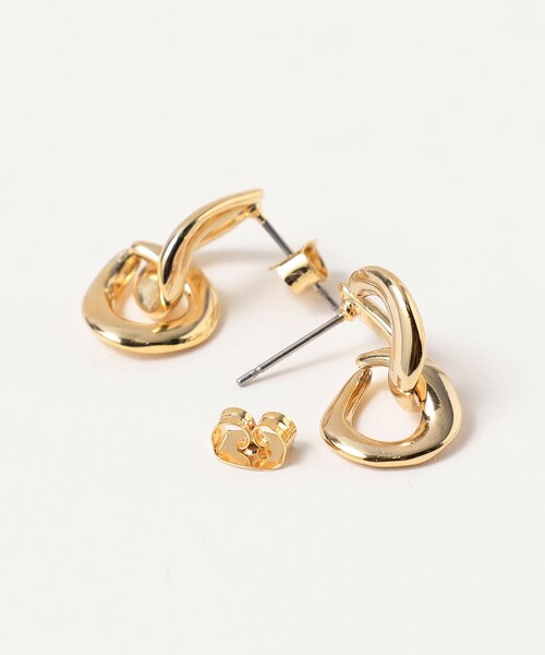 BEAMS HEART(ビームスハート)の「チェーン ピアス(ピアス(両耳用)・レディース・シルバー/ゴールド・ONE SIZE)」の4枚目の写真