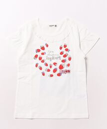 アートプリント半袖Tシャツ