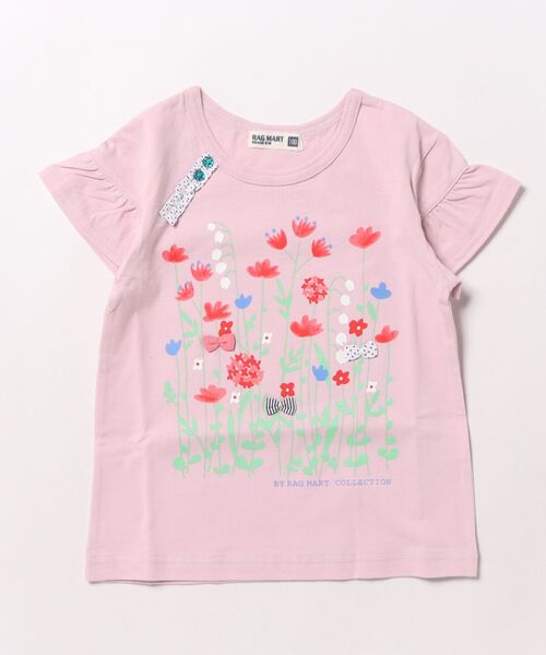 RAGMART（ラグマート）の「アートプリント半袖Tシャツ（Tシャツ/カットソー・キッズ・ピンク/イエロー/オフホワイト・110cm/100cm/130cm/120cm）」の3枚目の写真
