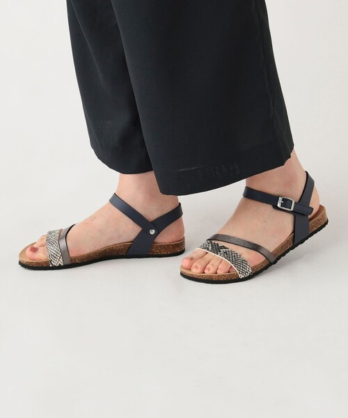 BEAMS HEART(ビームスハート)の「Wベルト コンビサンダル(サンダル・レディース・その他/ブラウン/グレー・LARGE/MEDIUM/SMALL)」の1枚目の写真