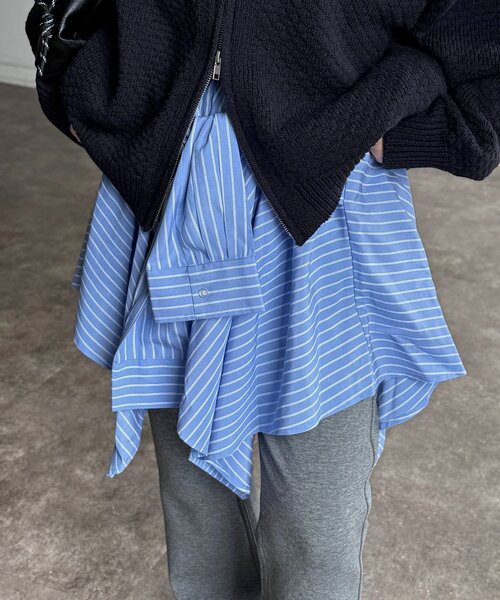 CPCM（シーピーシーエム）の「アソート巻きミニスカート（スカート・レディース・ブルー/ホワイト/ピンク/ネイビー・FREE）」の8枚目の写真