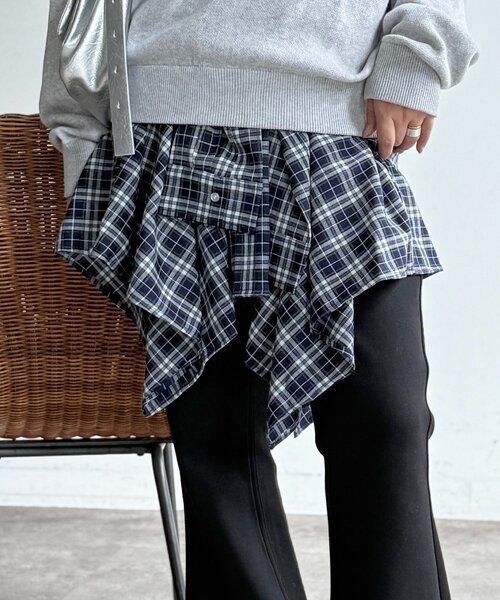 CPCM（シーピーシーエム）の「アソート巻きミニスカート（スカート・レディース・ブルー/ホワイト/ピンク/ネイビー・FREE）」の13枚目の写真