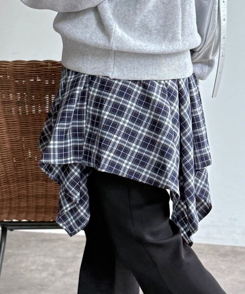 CPCM（シーピーシーエム）の「アソート巻きミニスカート（スカート・レディース・ブルー/ホワイト/ピンク/ネイビー・FREE）」の14枚目の写真