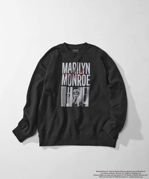 RAGEBLUE(レイジブルー)の「【Marilyn Monroe】マリリンモンロー/コラボプリントスウェット(スウェット・メンズ・グレー系その他/ライトブルー/ブラック・LARGE/MEDIUM)」の2枚目の写真