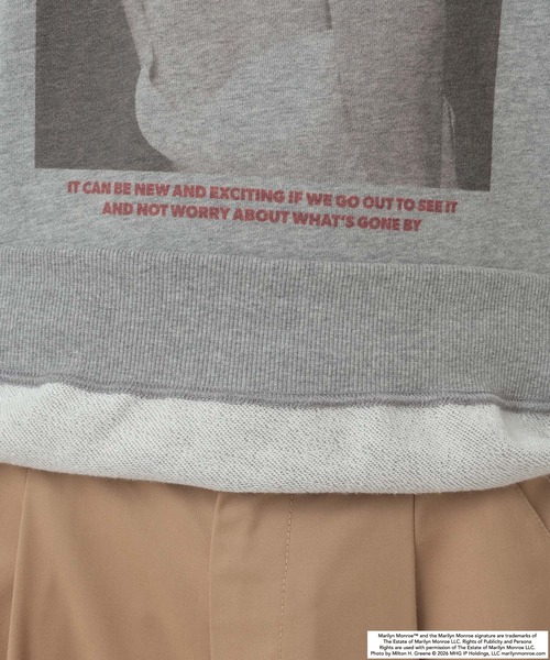 RAGEBLUE(レイジブルー)の「【Marilyn Monroe】マリリンモンロー/コラボプリントスウェット(スウェット・メンズ・グレー系その他/ライトブルー/ブラック・LARGE/MEDIUM)」の11枚目の写真
